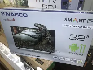 Nasco 32'' NAS-J32FB-AND Smart Android TV + Free Wall Hanger