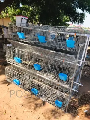 Galvanized Rabbit Cage