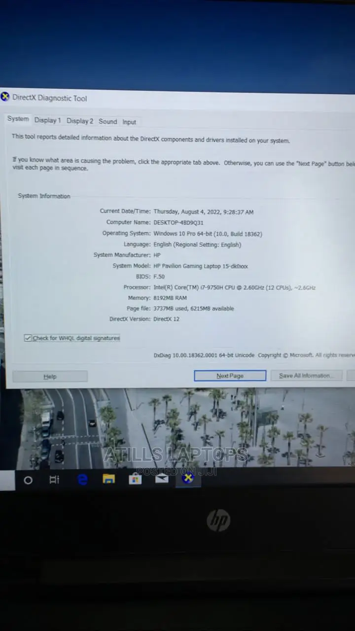 Laptop HP Pavilion Gaming 15 2019 16GB Intel Core I7 SSD 1.5T