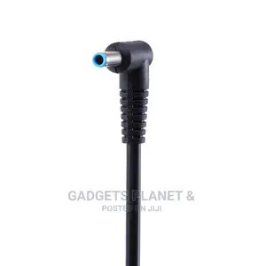 HP Laptop Adapter With Power Cable Small (Blue) Pin 65 Watts