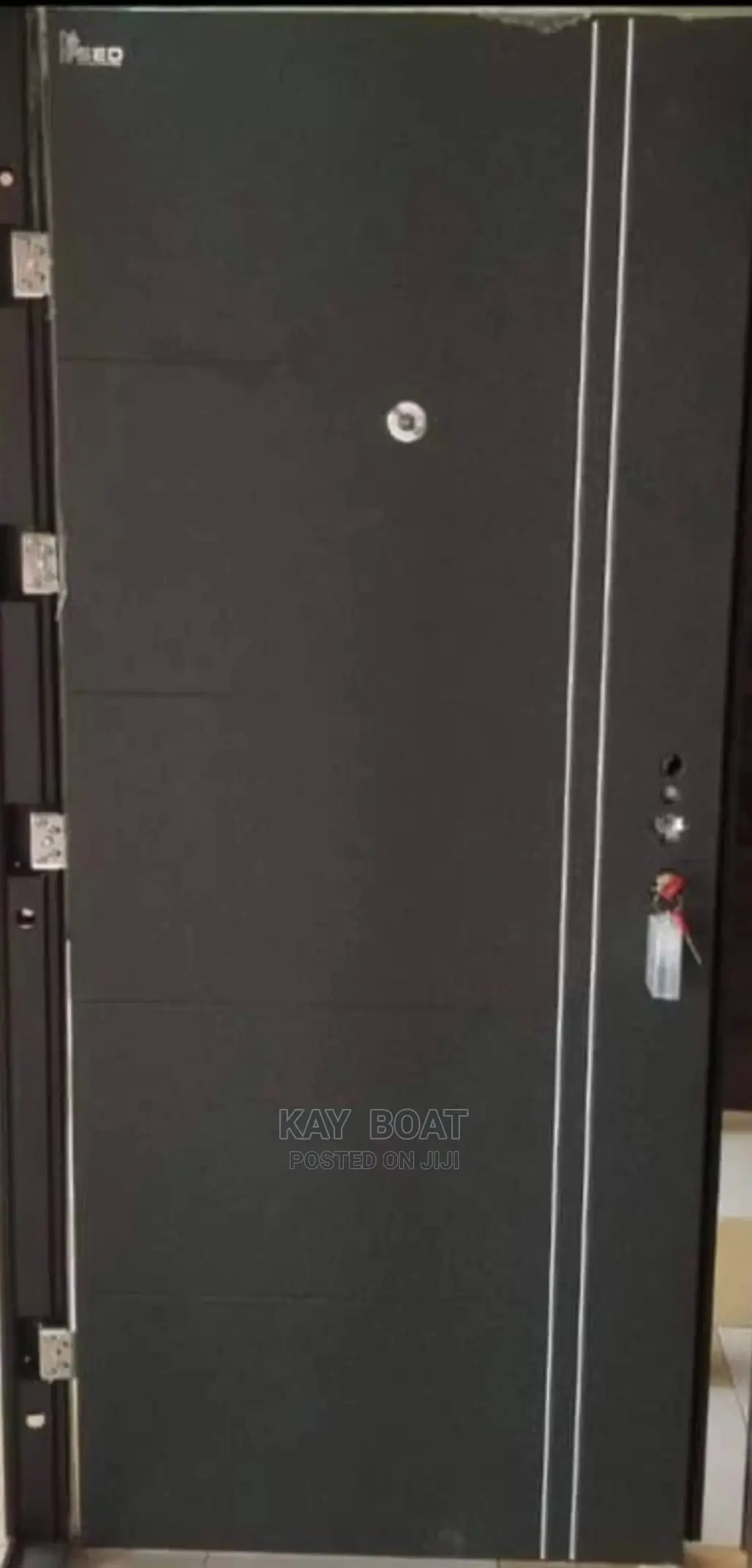 Black Standard Door With All Accessories