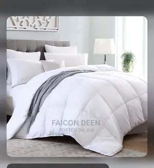 Original Pure White Duvet Set for Hotels (100% Cotton)