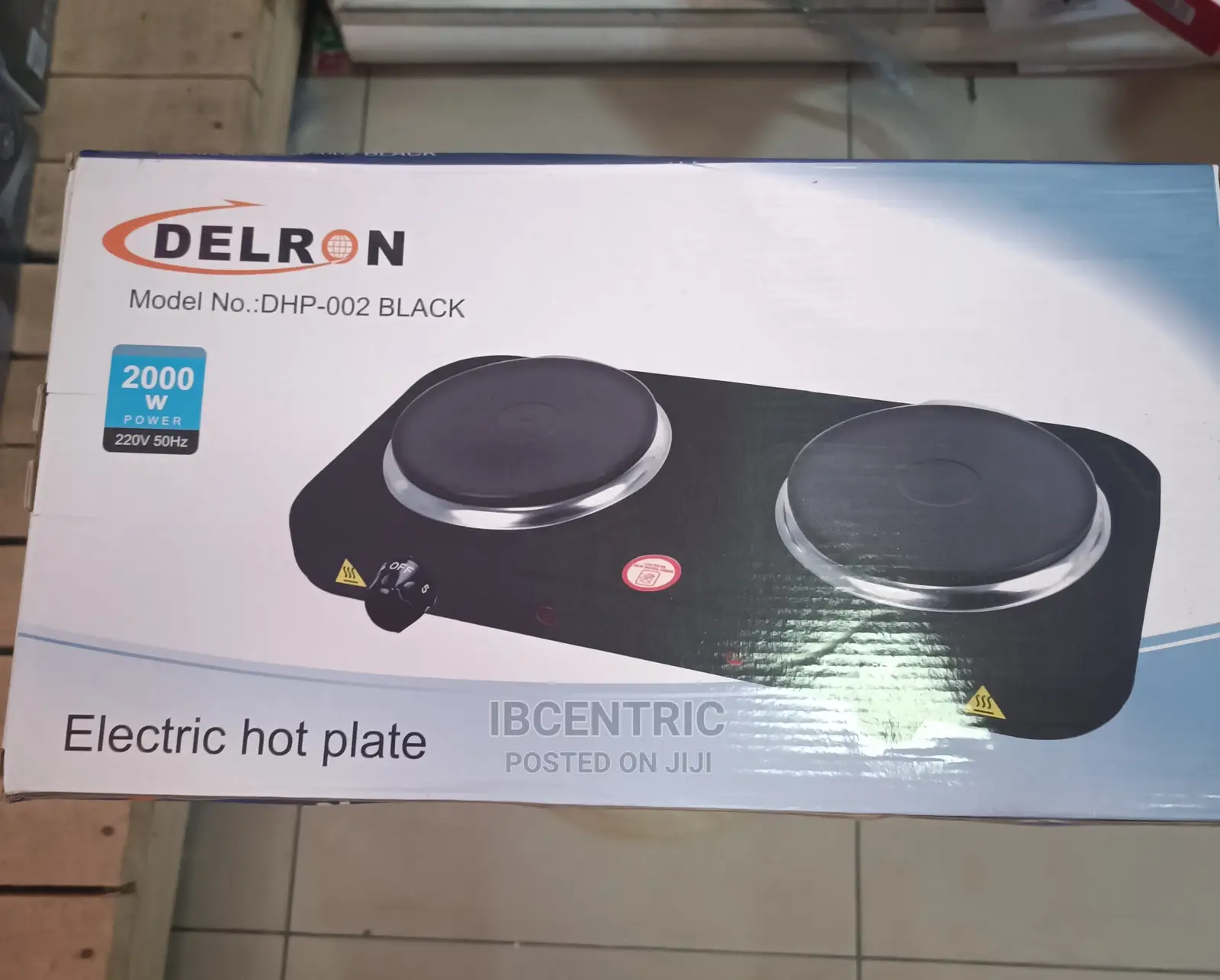 Delron 2 Burner Electric Hot Plate