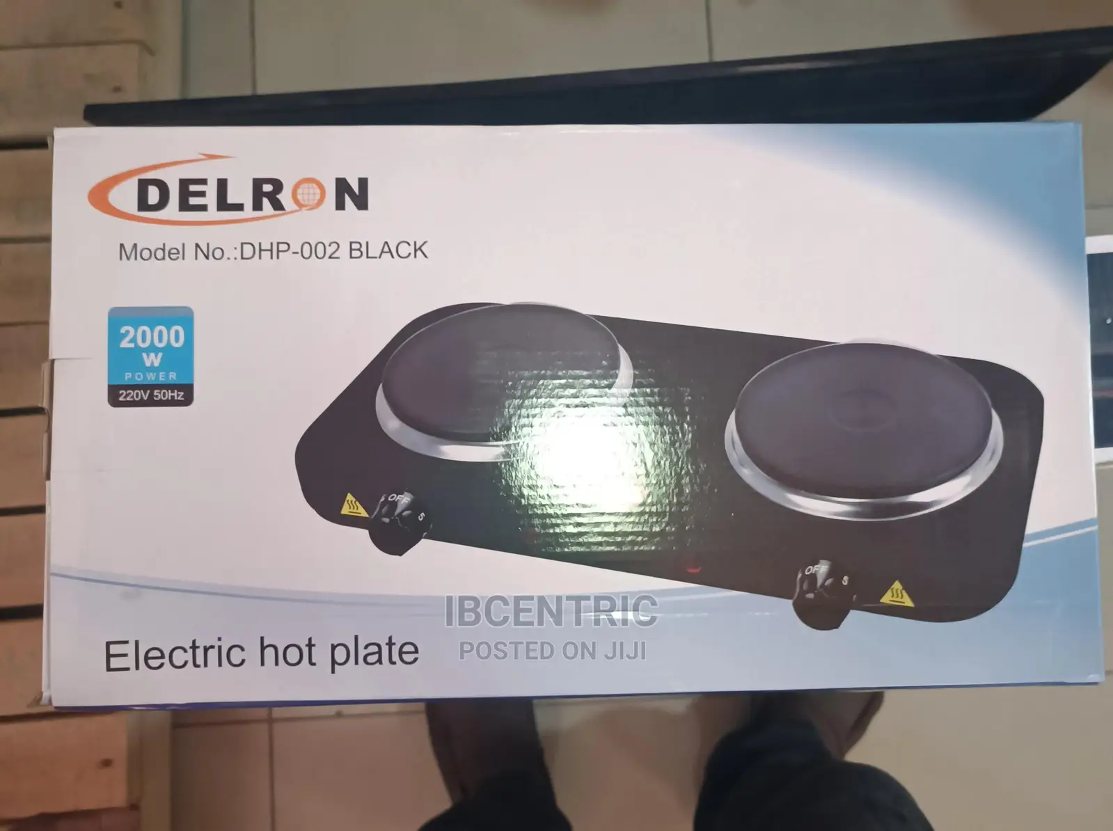 Delron 2 Burner Electric Hot Plate