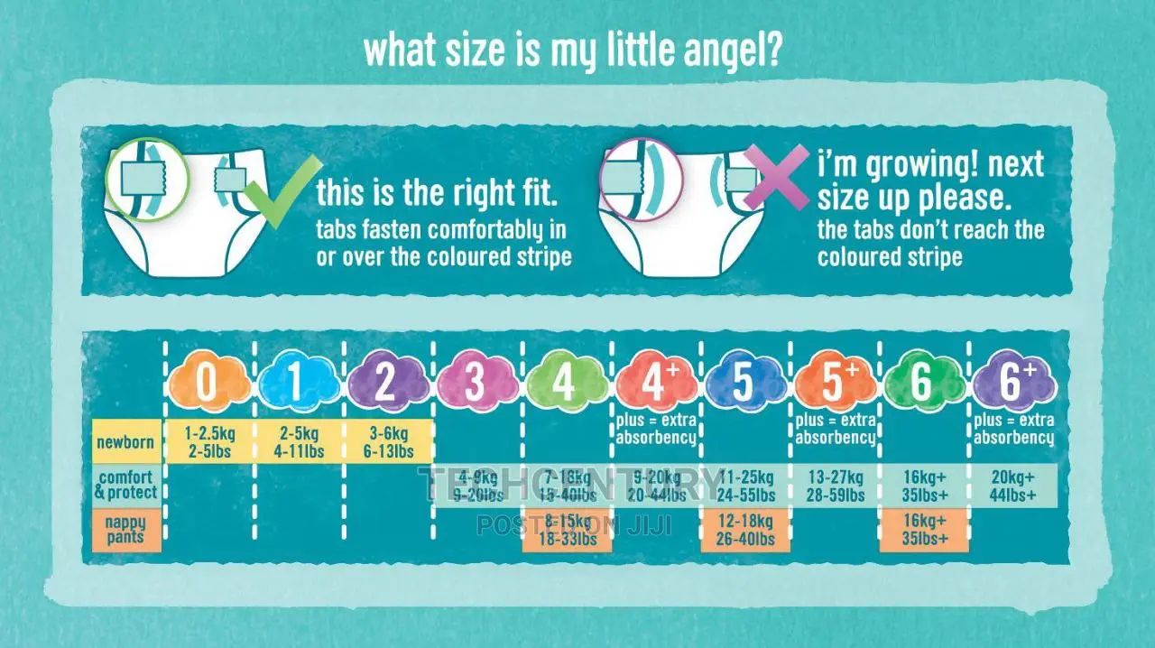 Little Angels Diaper Size 3,4 5