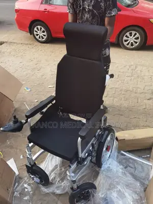 Electronic Wheelchair With Back Rest