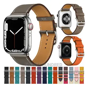 Leather Bracelet Strap Band for Apple Watch Se 7 6 5 4 3 45