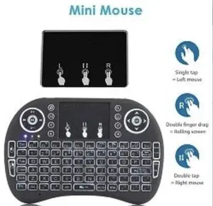Wireless Mini 2.4ghz Touchpad Keyboard and Mouse