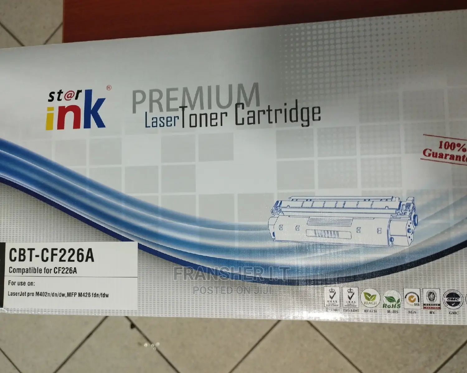Star Ink Compatible Laser CF226A 26A Toner - Black