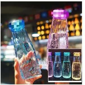 Celebrity Diamond Glass Water Bottle