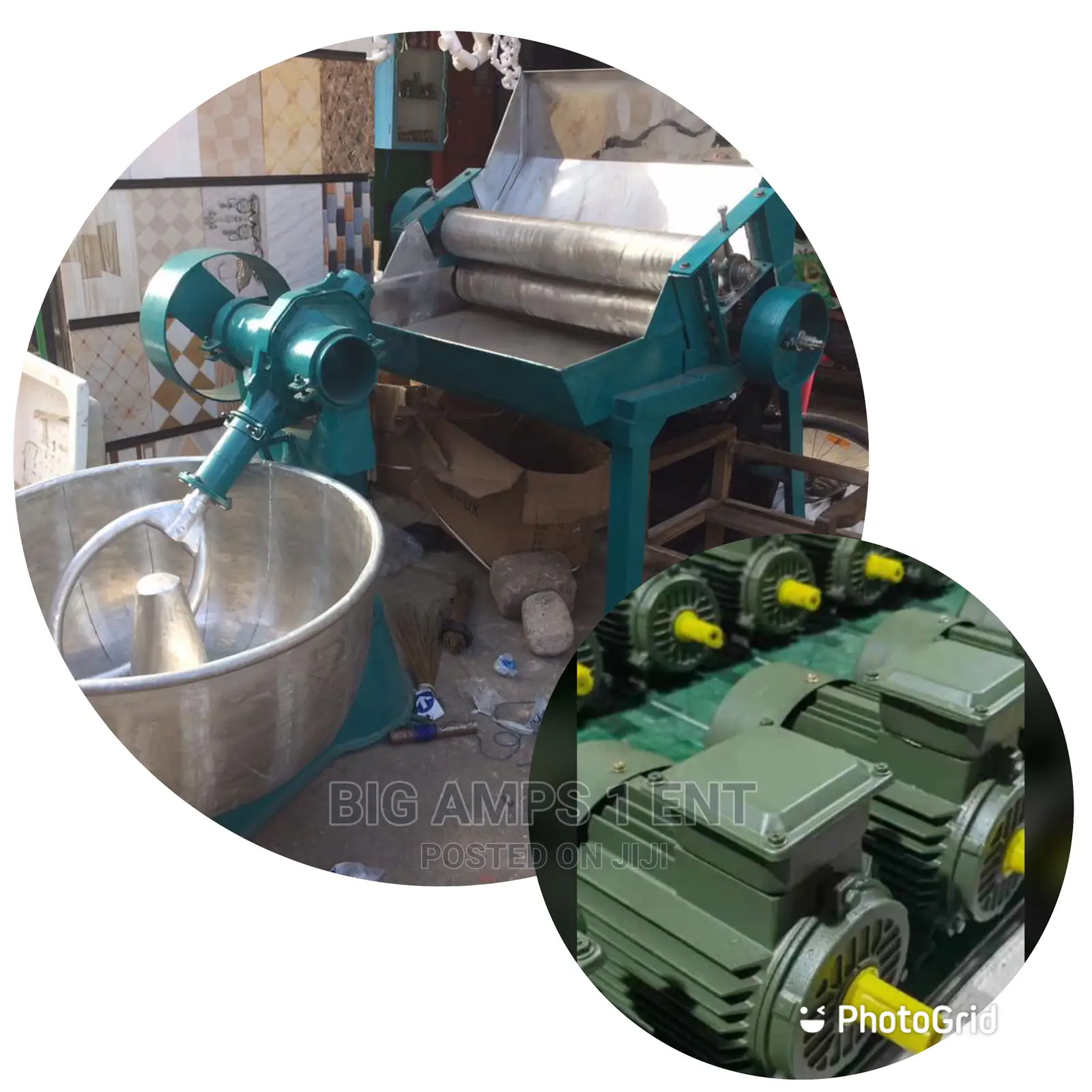 Bread Mixture and Roller With 3 Electric Motors