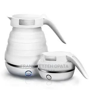 Electric Foldable Silicon Kettle 0.6L -White