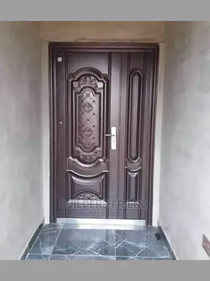New Entrance Stainless Steel One Half Metallic Security Door