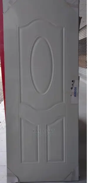 Durable White Wooden Door