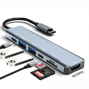 8 in 1 Usb C to HDTV Multifunction Adapter