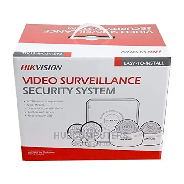 Hikvision +4cam Kit(Ds-J142i/7104hqhi-) 4 Camera CCTV Kit