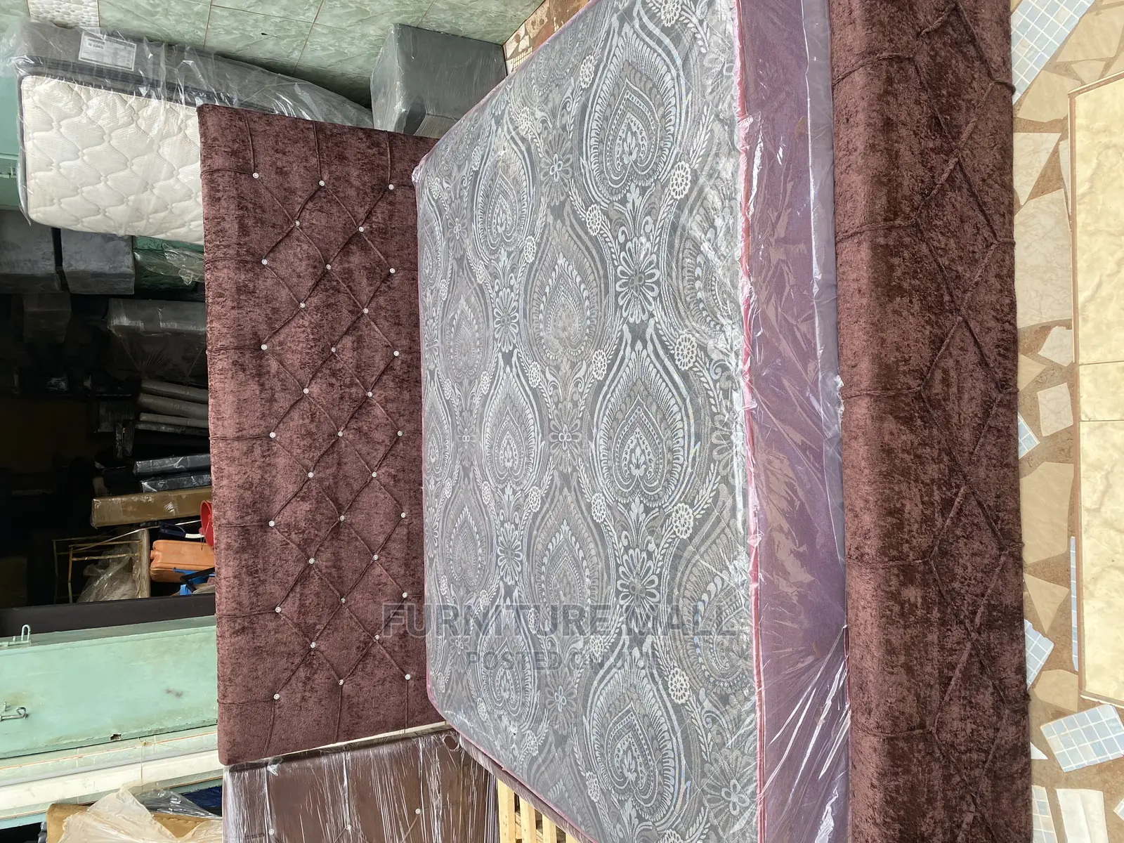 Executive Queensize Bed With Mattress . Free Delivery