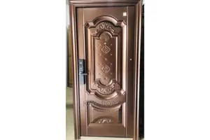 A Deep Brown Metal Door Available