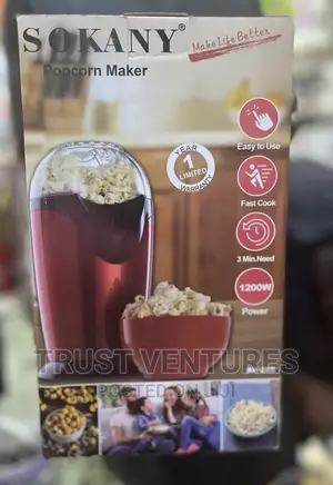 Sokany Popcorn Maker