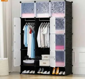12 Cubes Plastic Wardrobe