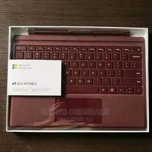 Surface Pro 3 to 7 Signature Keyboard Burgundy Alcantara New