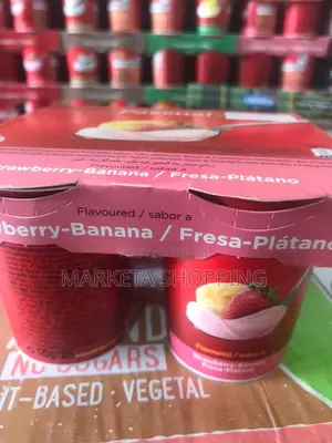 Pascual Yoghurt Strawberry-banana 125g×4