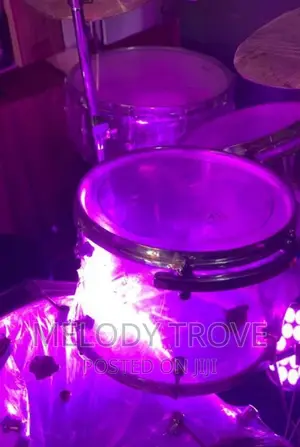 Pz Transparent 8-Piece Full Drumset