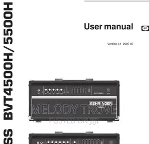 Behringer Ultrabass Bvt4500h