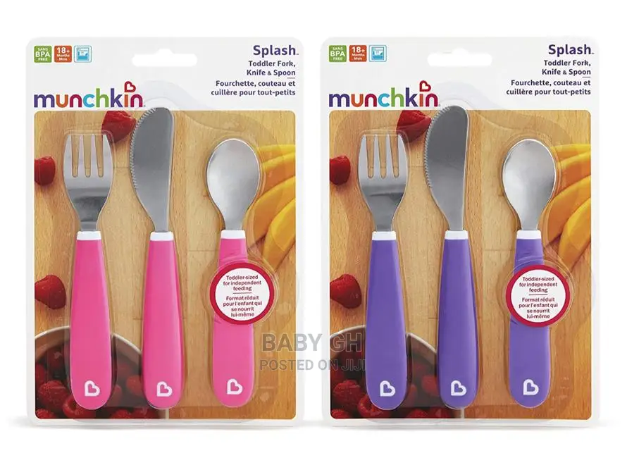 Munchkin Toddler Fork, Knife and Spoon