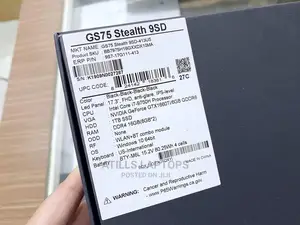 New Laptop MSI GS75 Stealth 16GB Intel Core I7 SSD 1T