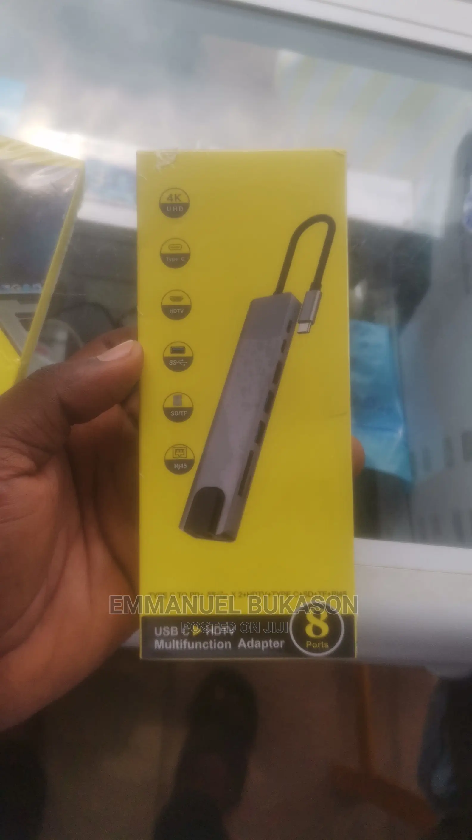 Type C 8 in 1 Dongle
