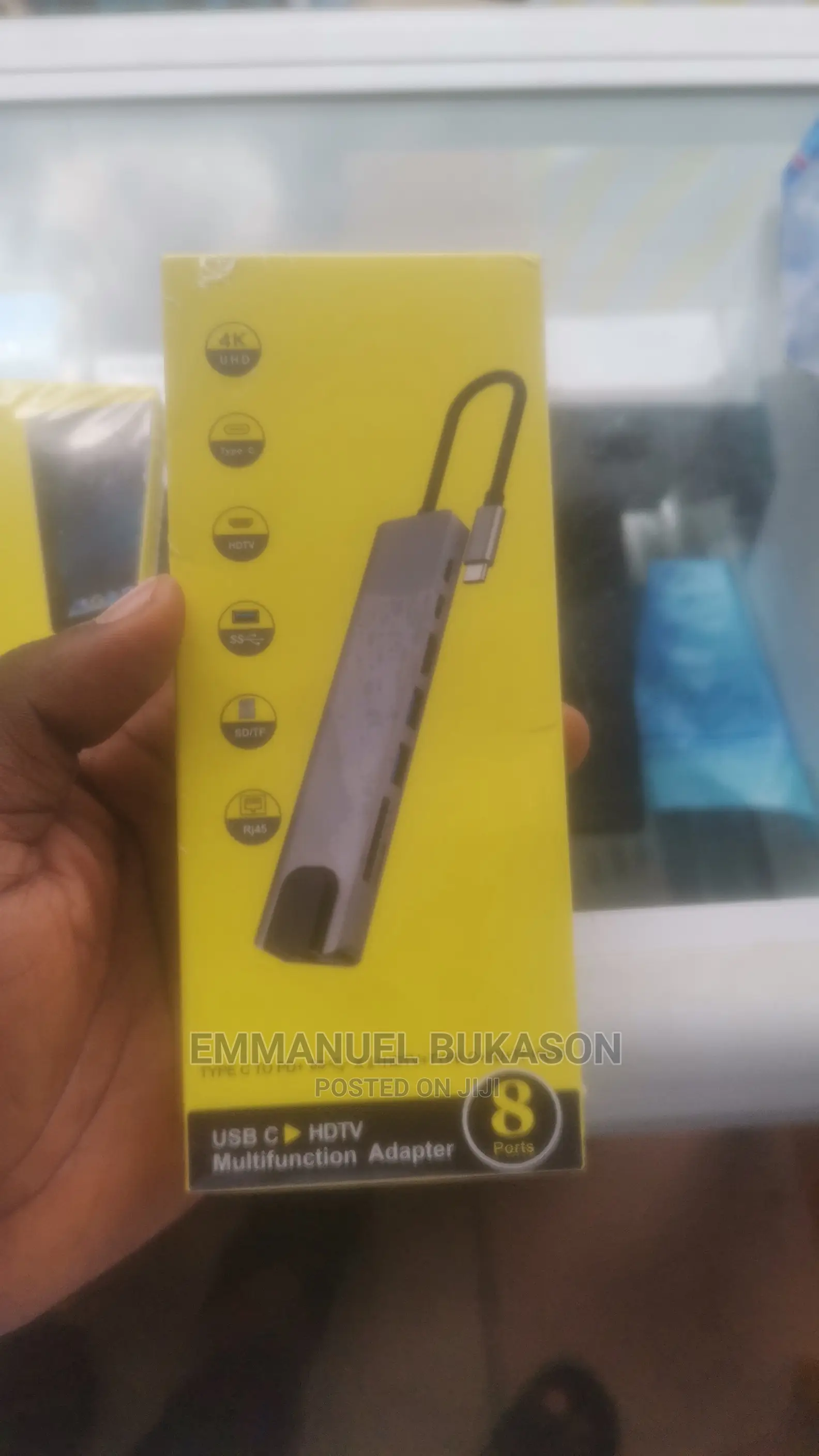 Type C 8 in 1 Dongle