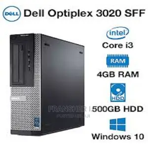 Desktop Computer Dell OptiPlex 3020 4GB Intel Core I3 HDD 500GB