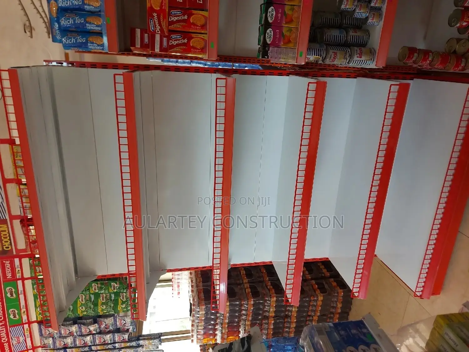 Supermarket Shelves and Pharmacy Shelves