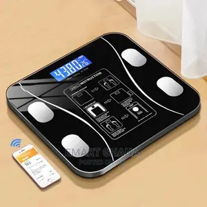Body Fat Digital Bathroom Weight Scale - Black