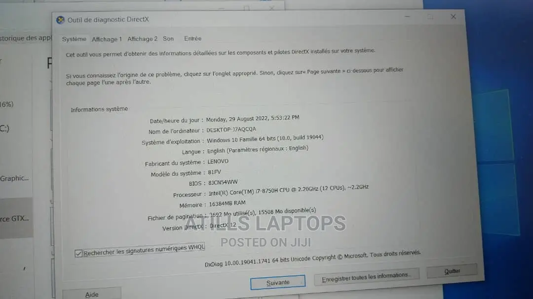Laptop Lenovo Legion Y530 16GB Intel Core I7 SSD 1T