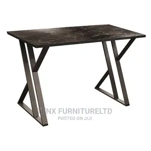 Computer Desk ( Black Marble Color FINISHED)