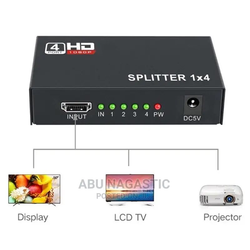 4k HDMI Splitter 4 Port