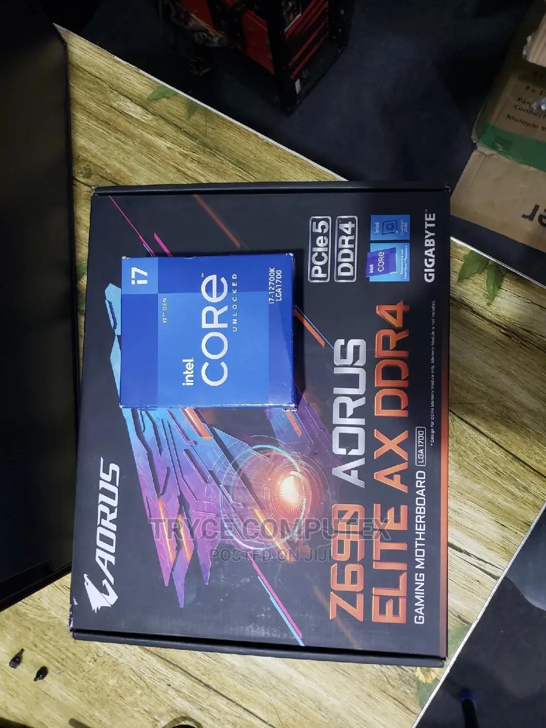 Intel Core I7 and Z690 Aorus Elite Motherboard