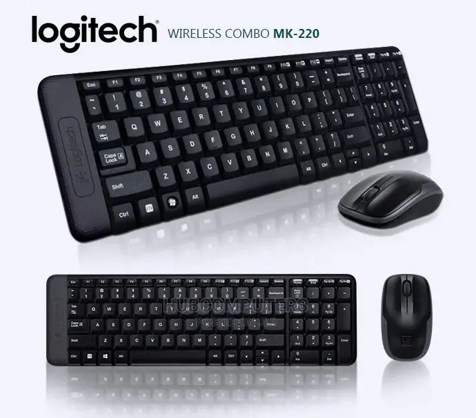 Logitech Mk220 Wireless Keyboard Mouse
