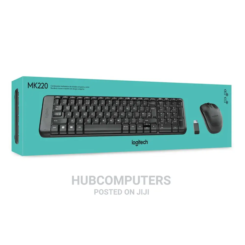Logitech Mk220 Wireless Keyboard Mouse