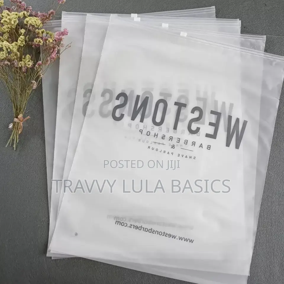 New Frosted Ziplock Bags