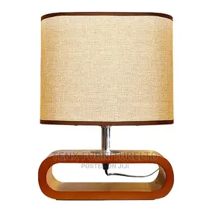 DESK LAMP 3 Oval Shape Design WOOD BASE