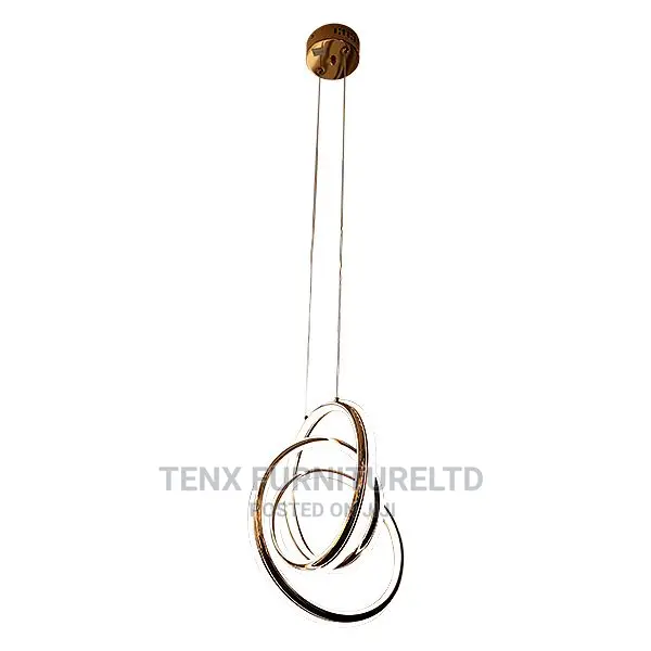 Pendant Lamp (Swirly LED Light Bulb)