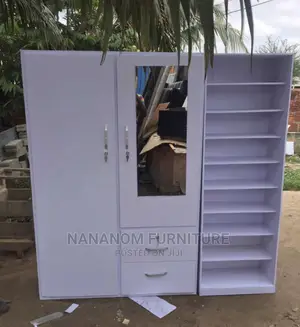 Double Door Wardrobe Available With Shoe Rack