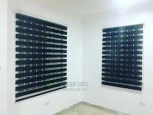 Black Modern Blinds Curtains