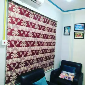 Cute Flower Design Blinds Curtains