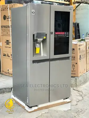 LG Side by Side Instaview Refrigerator, 618 Lite
