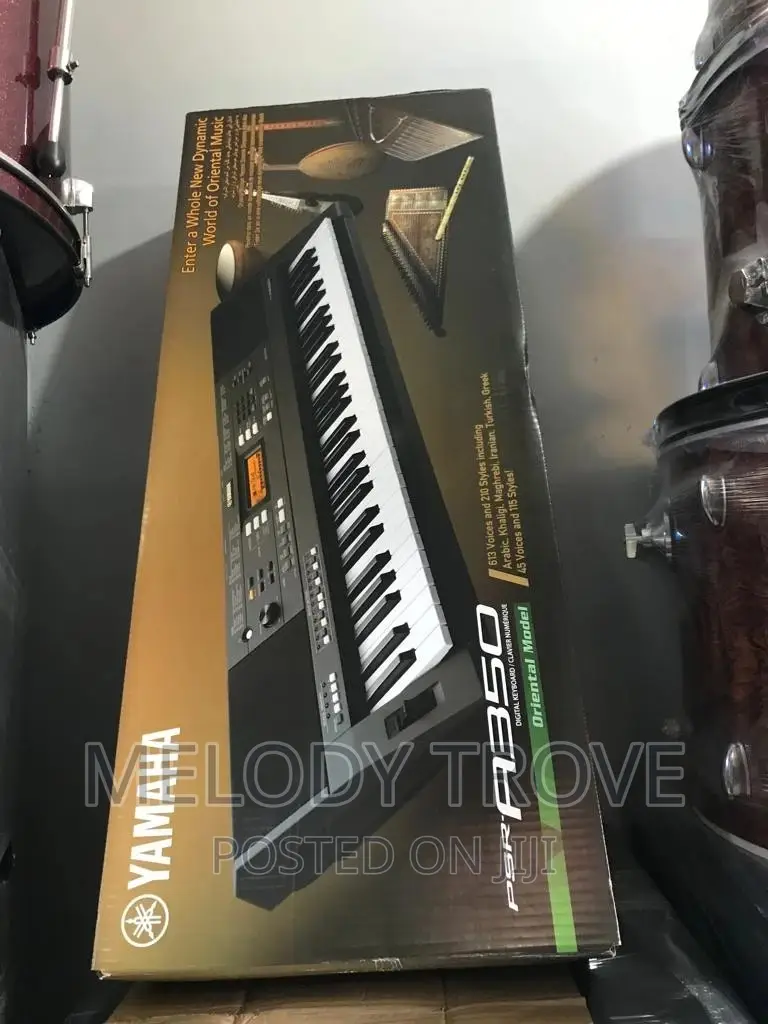 Yamaha 61 Keyboard Black - PSR-A350