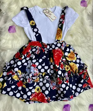 Floral Skirt and Top for Girls